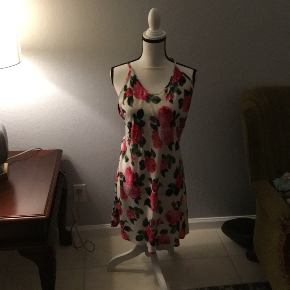 2Hearts Pink/green sun dress New with tags. S